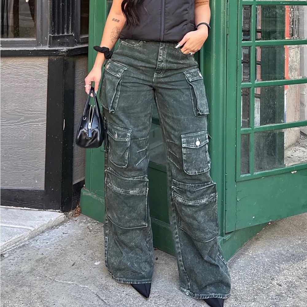 Fashion Nova Cargo Jeans